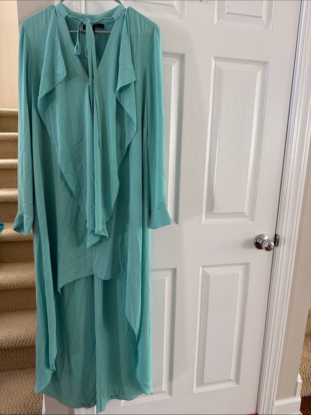 BCBG MAXAZRIA HIGH LOW RUFFLE DRESS👗